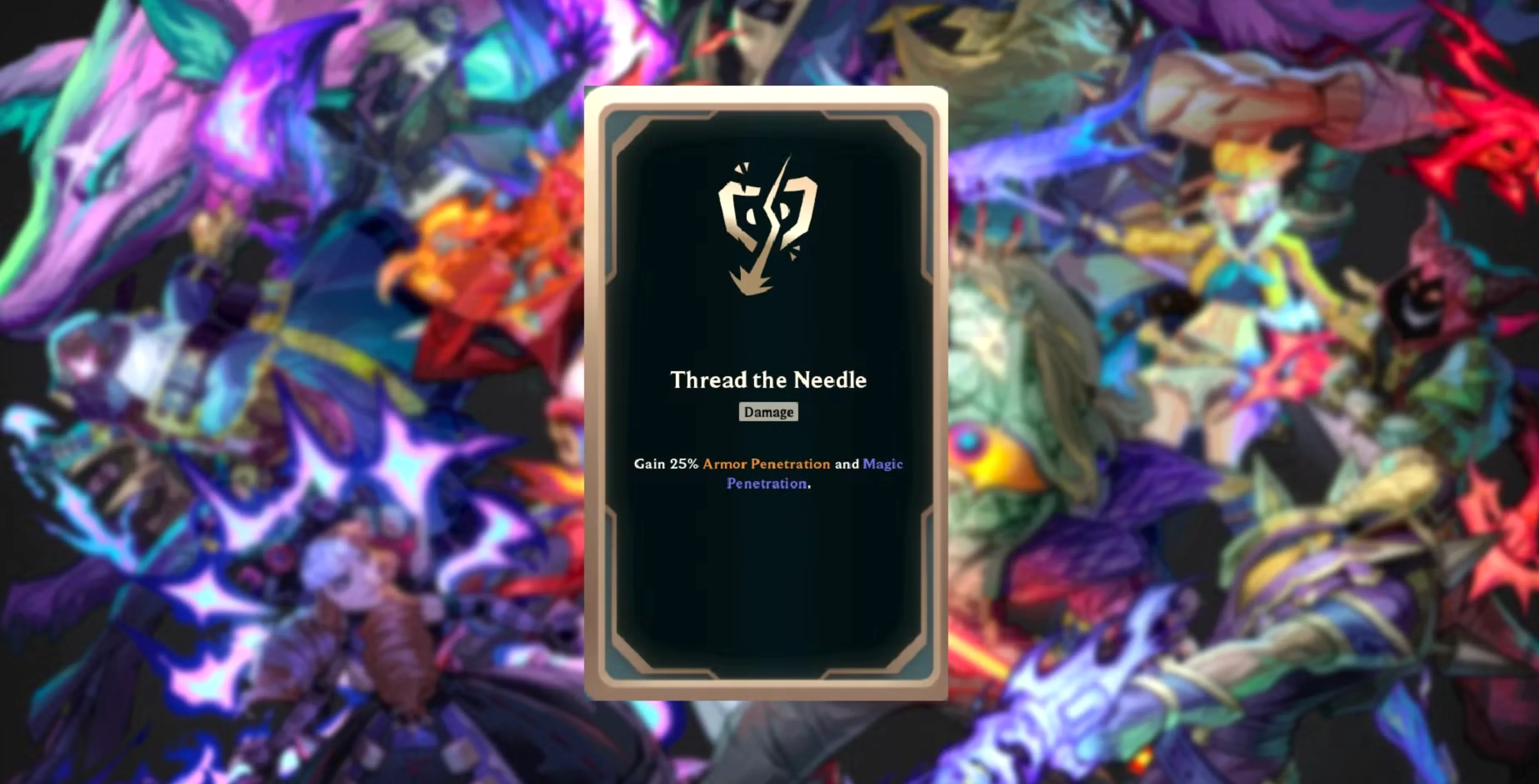 Thread the Needle Gold arena lol